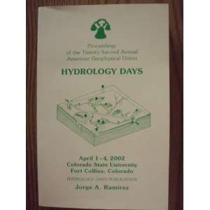   Second Annual American Geophysical Union] Jorge A. Ramirez Books