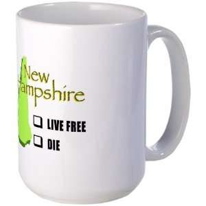  Live Free or Die New Hampshire Freedom Large Mug by 