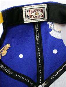   Ness Vintage Golden State Warriors Snapback Cap Hat OLD SCHOOL SCRIPT