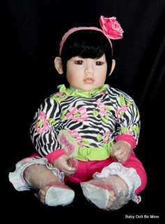 New in Box ♥ Adora ♥ ZEBRA ROSE 20 Doll with Black Hair * Brown 