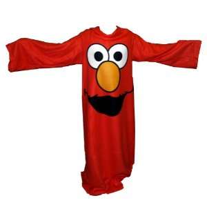  Sesame Street Elmo Face Snuggler Fleece Throw Blanket With 
