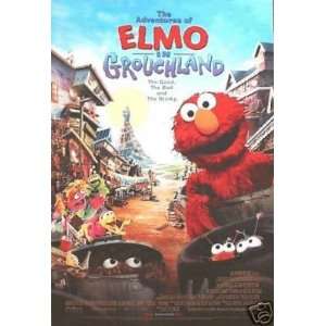  Adventures of Elmo in Grouchland Double Sided Original 