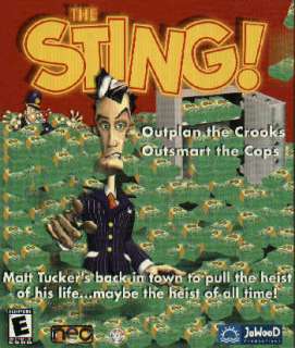 THE STING PC Game CD ROM Adventure Strategy NEW 712692955246  