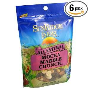 Sunridge Farms Mocha Marble Crunch, 8 Ounce Bags (Pack of 6)  
