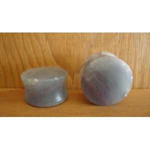  9/16 Blue Fluorite Stone Plugs [1 Pair] 