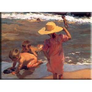  The Young Amphibians 30x22 Streched Canvas Art by Sorolla 