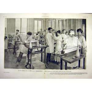  Amputees Ww1 Re Education School Soldiers Print 1919