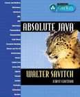 Absolute Java by Walter Savitch (2003, Other, Mixed media product)