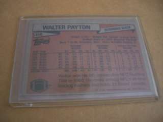 Walter Payton Topps 1981 400 All Pro  