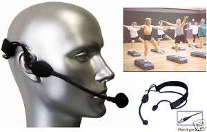Sweat Proof Headset Aerobic Mic for Shure transmitter  