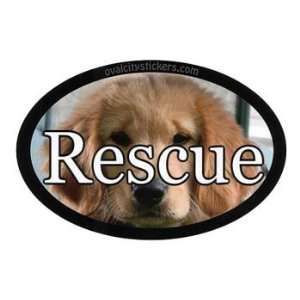  Golden Retriever puppy Rescue Sticker Automotive