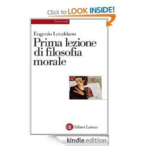 Prima lezione di filosofia morale (Universale Laterza) (Italian 