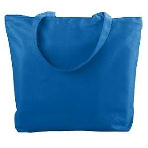  Augusta Sportswear Canvas Zipper Tote ROYAL 20 X 15 X 5 