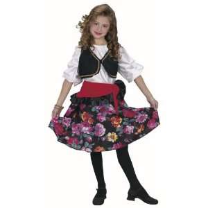  Kids Gypsy Girl Costume (SizeSmall 4 6) Toys & Games