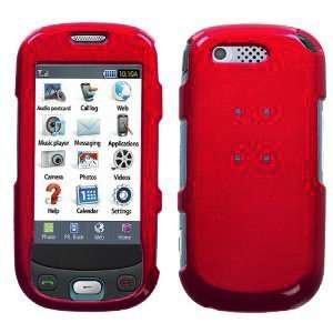  Samsung Highlight T749 Solid Red Snap on Protector Cover 