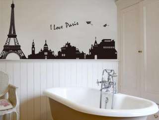   in Paris Art Mural Wall Vinyl Sticker Wall Decal Home Decor  