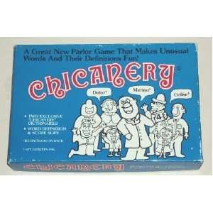 Chicanery / A Great New Parlor Game That Makes Unusual Words And Their 