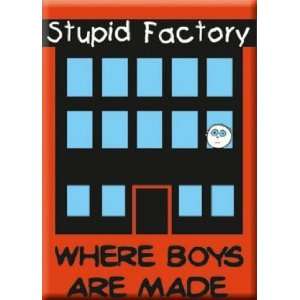  David And Goliath Stupid Factory Magnet 24742DG