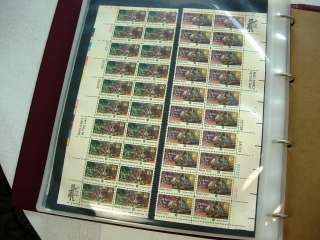 US, MINT POSTAGE FACE $161, MINT NH Sheets & Strips of Stamps in Kobra 