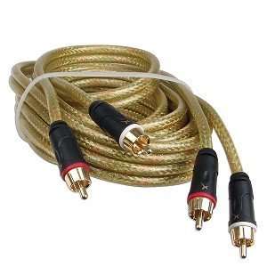   Analog Audio Cable w/Premium 24K Gold Plated Connectors Electronics