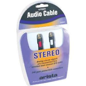    Arista 18 5445 Gold Plated Analog RCA Connector Electronics