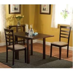  Target Marketing Systems 3 Piece Madison Drop Leaf Dining 