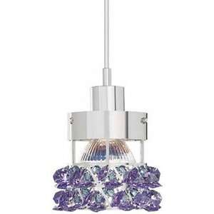  Schonbek Worldwide VC0405VIO Vertex Down Mini Pendant 