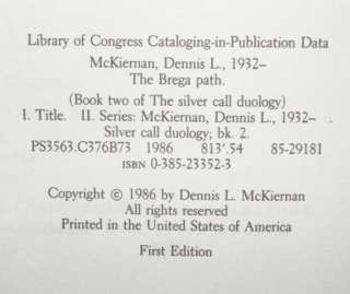 Dennis L McKiernan   Silver Call Duology   1st 1st NR  