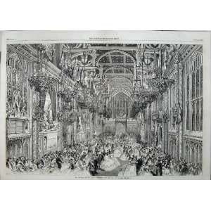  1863 State Visit City London Queen Guildhall Dancing
