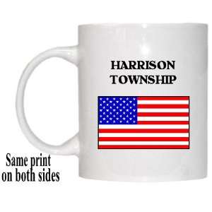    US Flag   Harrison Township, Pennsylvania (PA) Mug 