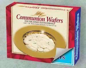 Communion Bread Wafer   Box of 1000 Wafers   NEW 081407003856  