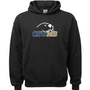  Cal State Monterey Bay Otters Black Youth Logo Hooded 