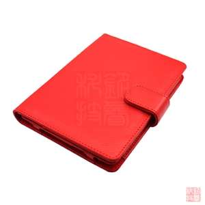   Leather Case Cover for  Kindle Touch 2011 Model, Red  
