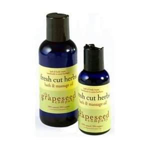  Bath and Massage Oil   Fresh Cut Herbs By the Grapeseed Co 