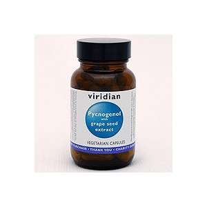 Viridian Pycnogenol with Grape Seed Extract 30 Vegi caps  