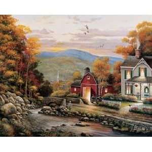 Mountain View Farm by John Zaccheo. size 22 inches width by 28 inches 