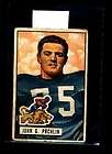 1951 Bowman Football 100 John Prchlik Lions  