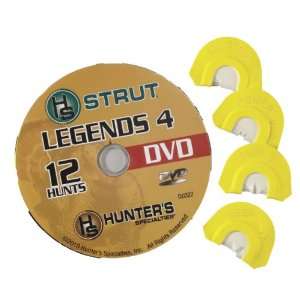 Hunters Specialties Inc. Strut Legends 4 Diaphragm Calls with 