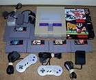 Super Nintendo SNES Game System 2 Controllers Mouse And