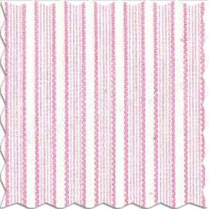  SWATCH   Vintage Stripe Pink Fabric by Doodlefish Arts 