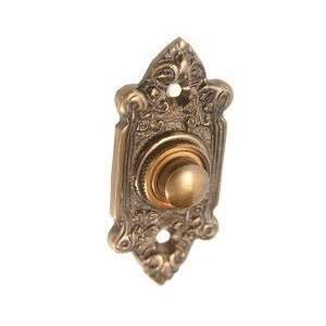  Marseilles Doorbell Button Antique Brass