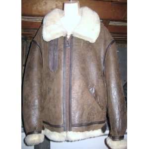  Avirex Sheepskin Bomber Jacket 