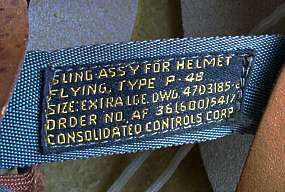 US Air Force P 4B Flight Helmet w SAC/Deep Rock Decals  