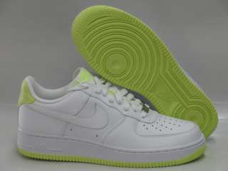 Nike Air Force 1 07 White Yellow Sneakers Mens Sz 13  