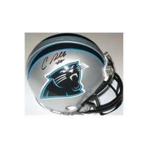 Chris Gamble autographed Football Mini Helmet (Carolina 