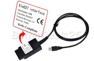   ELM327 OBDII OBD2 Car Diagnostic Inspection Scanner USB for VW & AUDI