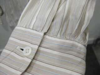 vtg 40s Pinstripe Mens Button Up Dress Shirt  