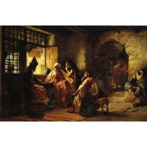  FRAMED oil paintings   Frederick Arthur Bridgman   24 x 16 