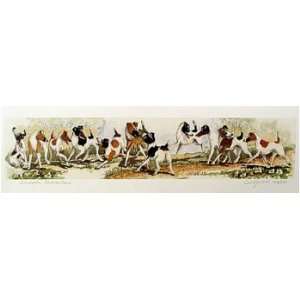    Smooth Fox Terrier Watercolor Print by Enid Groves