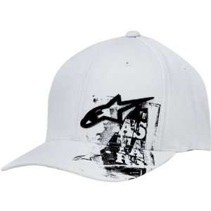  Alpinestars Riot Mens Flexfit Sports Wear Hat/Cap   White 